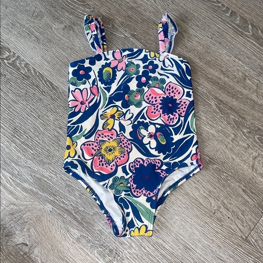 Roller Rabbit Colorful Patterned floral baby girl swimsuit one piece 18 24 month
